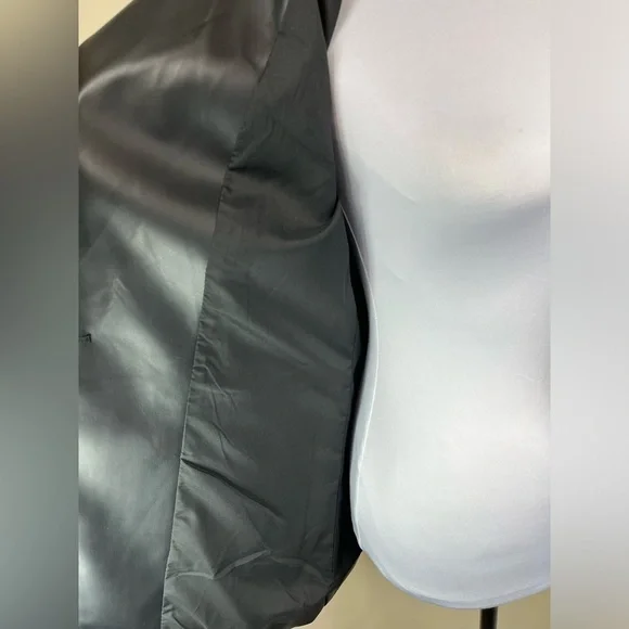 NWT Laundry By Shelli Segal Polyurethane Notched Collar Single Button Blazer S - Picture 8 of 15